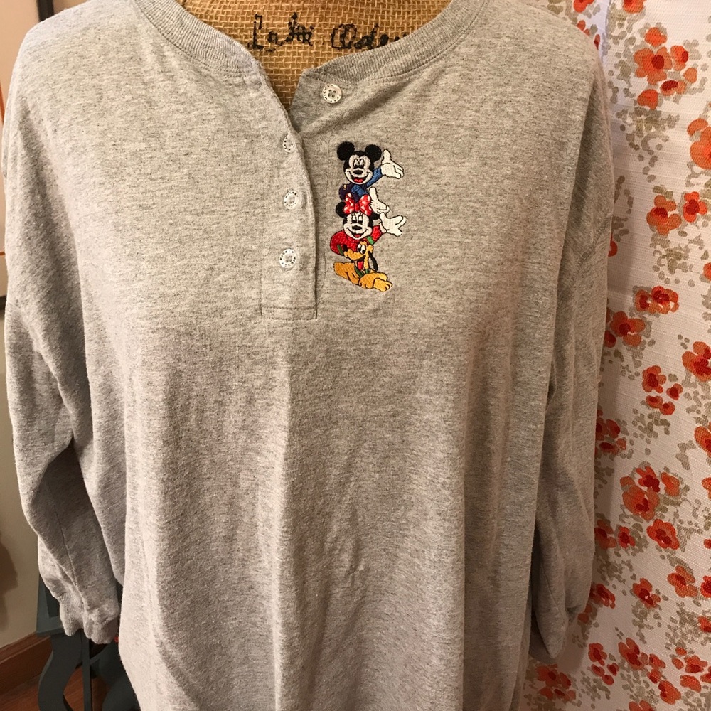 Mickey Mouse long sleeve tee. Size 18/20